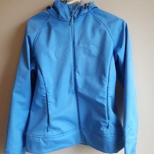 Salomon Fleece-lined Water-Resistant Blue Jacket (Medium)